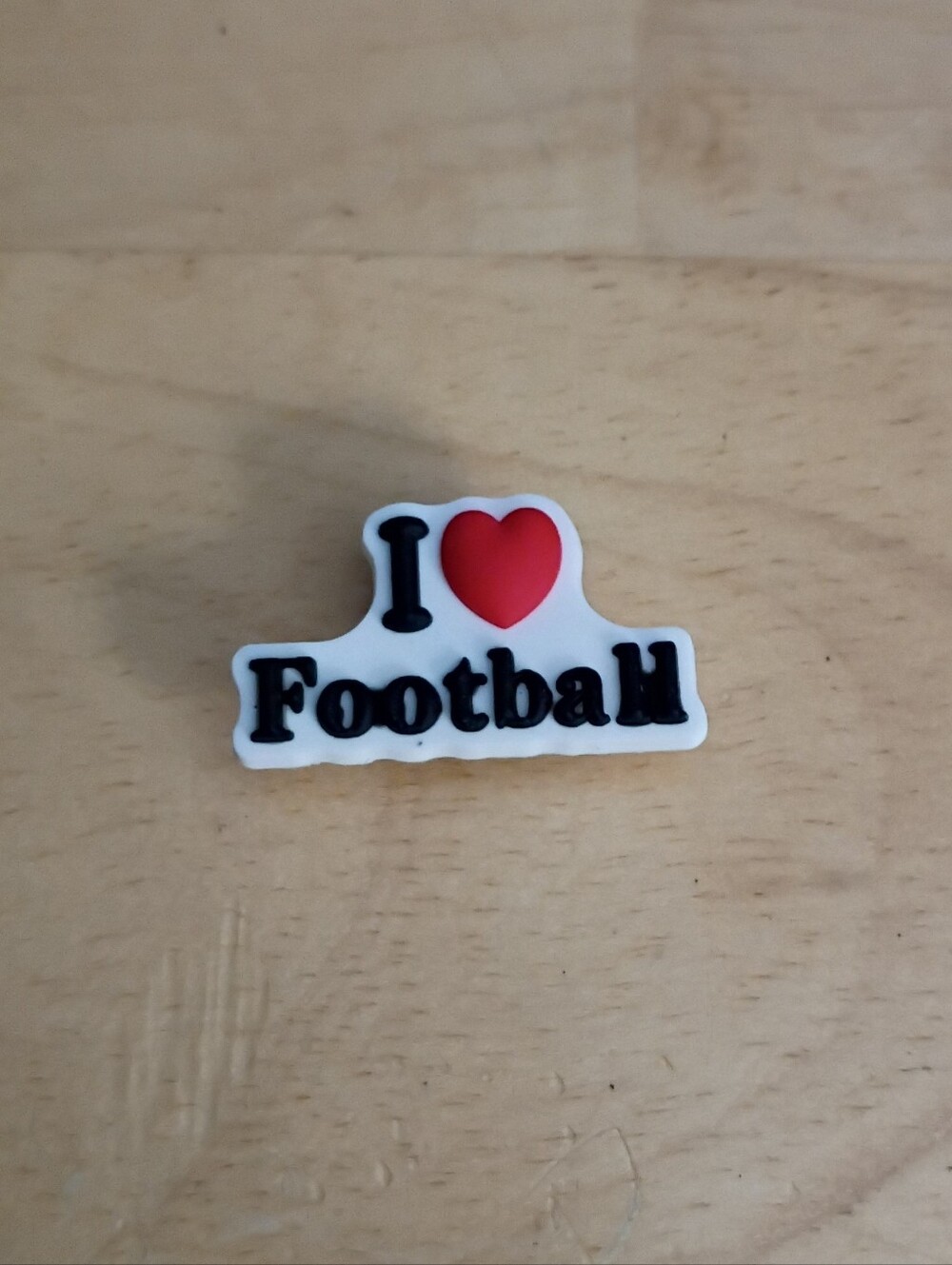 10 for $10 Jibbitz Croc Charms - I ❤️ Football - Sports - New Shoe Charm